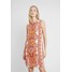 Wallis MANTRA PLACED PINNY Sukienka letnia orange WL521C0OF