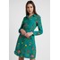 Warehouse VERITY FLORAL DRESS Sukienka koszulowa green WA221C0HK