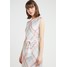 Lauren Ralph Lauren VILODIE SHORT SLEEVE CASUAL DRESS Sukienka letnia mascarpone cream/multi L4221C0RO