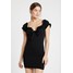 Missguided MILKMAID DRESS Sukienka etui solid black M0Q21C160