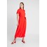NA-KD SHORT SLEEVE MAXI DRESS Długa sukienka red NAA21C05S
