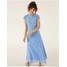 IVY & OAK Długa sukienka horizon blue IV321C067