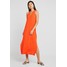 Selected Femme SLFASHA Długa sukienka cherry tomato SE521C0O1
