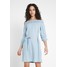 ONLY ONLSAMANTHA OFF SHOULDER DRESS Sukienka letnia light blue denim ON321C19E
