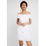 Dorothy Perkins BRODERIE FRILL DRESS Sukienka letnia white DP521C1YF