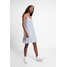 Vero Moda VMSAMANTHA STRAP DRESS Sukienka letnia light blue denim/white VE121C1PM
