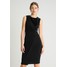 Wallis SEQUIN DRESS Sukienka z dżerseju black WL521C0J2