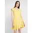 Banana Republic SS RUFFLE WRAP DRESS PRINT Sukienka letnia sunglow yellow BJ721C09C