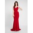 Club L London BACKLESS KNOT DETAIL FISHTAIL DRESS Długa sukienka red CLK21C036
