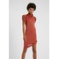 Vivienne Westwood Anglomania PUNKATURE DRESS Sukienka z dżerseju rust VW621C038