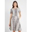 Dorothy Perkins Tall SNAKE SHORT SLEEVE DRESS Sukienka z dżerseju stone DOA21C06M
