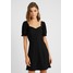 New Look BUTTON PRAIRIE DRESS Sukienka koszulowa black NL021C12Y