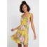 JDYSTAR STRAP DRESS Sukienka letnia spicy mustard/pink JY121B022