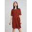 JDY 2/4 BELT DRESS WVN NOOS Sukienka letnia dark red JY121C096