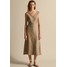 Massimo Dutti Długa sukienka brown M3I21C06H