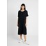 Monki MIMMI DRESS UNIQUE Sukienka koszulowa black MOQ21C03Z