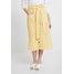 mint&berry SKIRT WITH BUTTON LEDGE Spódnica trapezowa yellow/white M3221B082