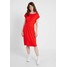 Vero Moda VMMARY CAPSLEEVE DRESS Sukienka z dżerseju fiery red VE121C1S1