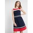 s.Oliver BLACK LABEL KURZ Sukienka letnia dark blue/red SOA21C08W