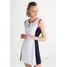 Fila DRESS DOREN Sukienka sportowa white with peacoat blue stripes 1FI41L002