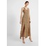 Topshop Tall SPOT SPLIT FRONT DRESS Długa sukienka tan TOA21C017