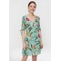 Vero Moda VMSIMPLY BUTTON SHORT DRESS Sukienka koszulowa turquoise VE121C1OC