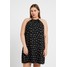 Fashion Union Plus CAMI HALTERNECK SHIFT DRESS Sukienka letnia black FAJ21C014