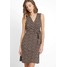 Anna Field DRESS CACHE COEUR PRINT Sukienka z dżerseju brown/beige/black AN621C17C