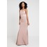 Missguided BRIDESMAID STRAPPY LACE DETAIL MAXI DRESS WITH TRAIN Suknia balowa blush pink M0Q21C136