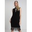 Wallis FRINGE TRIM DRESS Sukienka z dżerseju black WL521C0L4