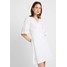 Kaffe KABRODY WRAP DRESS Sukienka letnia optical white KA321C0E9