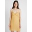 Cotton On VALENTINE MINI DRESS Sukienka letnia dark yellow C1Q21C00A