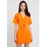 Even&Odd Sukienka z dżerseju orange EV421C0T9