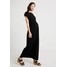 Dorothy Perkins Maternity SHIRRED DRESS Długa sukienka black DP829F04Y