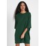 Weekday HUGE DRESS Sukienka z dżerseju green dark WEB21C006