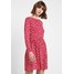New Look PRINT SMOCK Sukienka z dżerseju red NL021C11P