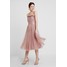 Anaya with love ANAYA GATHERED RUFFLE MIDI Sukienka koktajlowa pearl blush ANY21C003