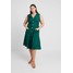 Glamorous Curve SLEEVELESS VNECK BUTTON DRESS WITH POCKETS Sukienka koszulowa forest green GLA21C05C
