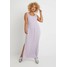 New Look Curves SPLIT SIDE Długa sukienka lilac N3221C090