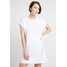 Calvin Klein DRESS Sukienka z dżerseju white 6CA21C016