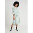 Monki BIM DRESS Długa sukienka white/mint MOQ21C01T