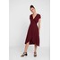 Dorothy Perkins WRAP MIDI Sukienka letnia burgundy DP521B0DT