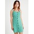New Look Petite CHARLIE BUTTON PINNY Sukienka letnia green NL721C03I