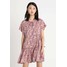 Madewell TIERED BUTTONFRONT DRESS Sukienka letnia peach blush M3J21C002