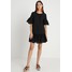 Madewell EYELET DROPWAIST DRESS Sukienka letnia true black M3J21C003