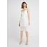 New Look SCALLOP HEM MIDI DRESS Sukienka etui off white NL021C111
