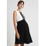 Anna Field MAMA DRESS WITH FLARED Sukienka z dżerseju black/off-white EX429F01B