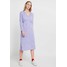 Monki NORMA DRESS Sukienka z dżerseju blue MOQ21C01X