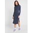 River Island Sukienka dzianinowa navy RI921C0EW