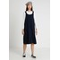 Monki AMI WORKWEAR DRESS Sukienka letnia blue MOQ21C01C